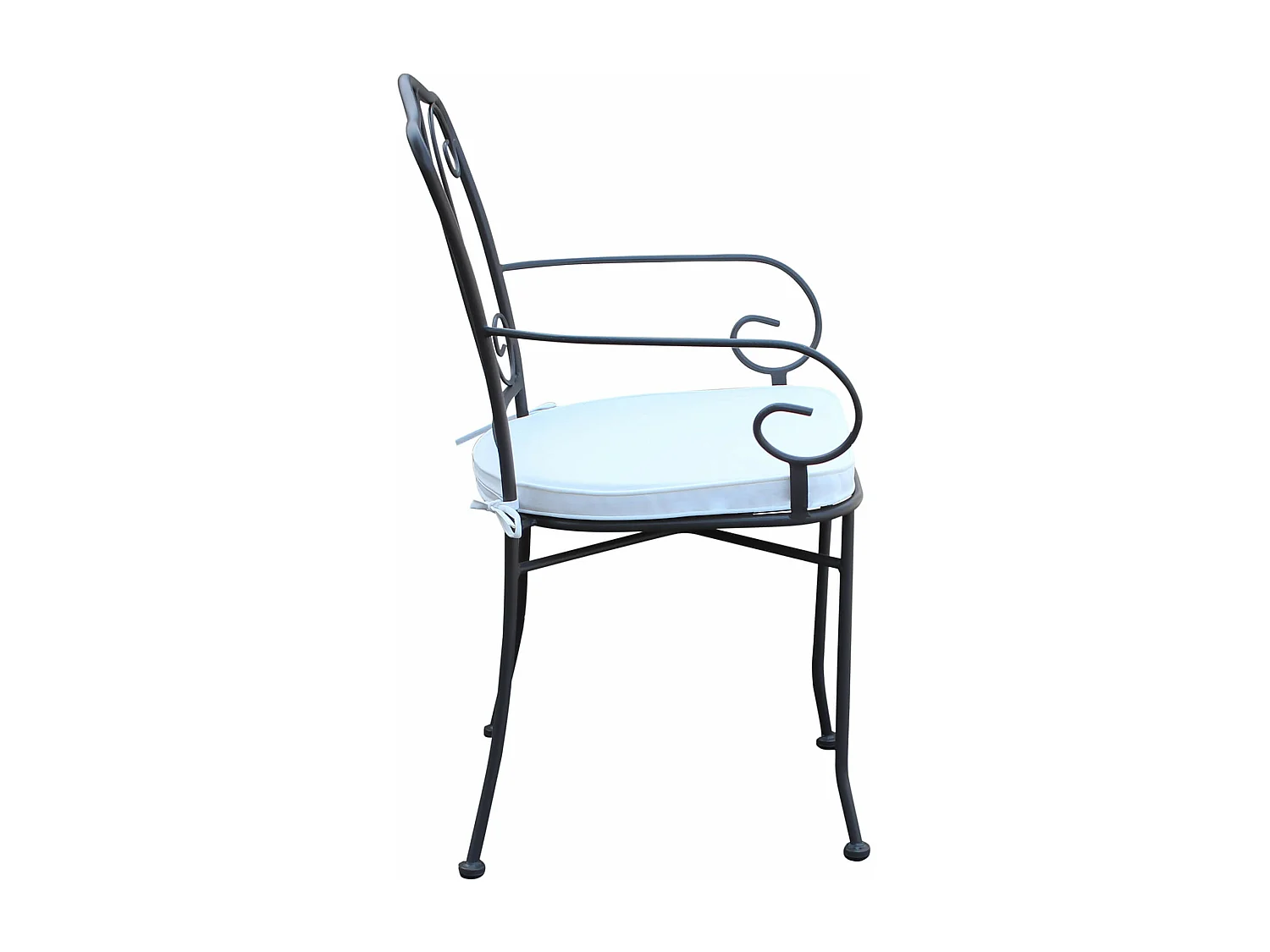 MilaniHome.it - Poltrona Impilabile In Ferro Tortora Per Esterno Giardino, Portico, Ristorante, Gelateria Bar Hotel Albergodi coloreTaupe