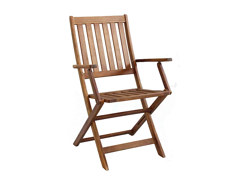 MilaniHome.it - Sedia In Legno Di Acacia Per Esterno Giardino Portico Ristorante Bar Hotel Albergo Agriturismodi coloreMarrone