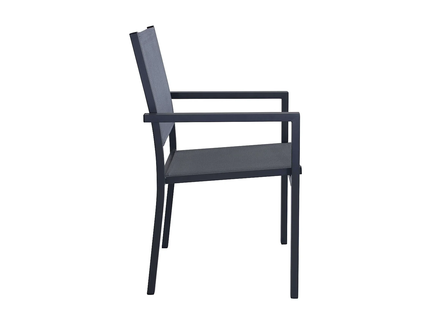 MilaniHome.it - Poltrona Impilabile In Alluminio E Textilene Antracite Da Esterno Per Bar Pub Ristorante Agriturismo Pasticceria Albergo Hoteldi coloreAntracite