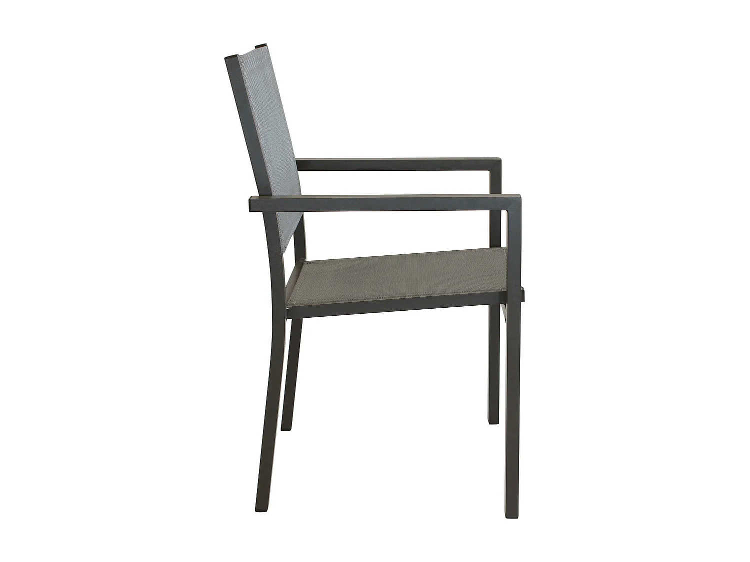 MilaniHome.it - Poltrona Impilabile Taupe In Alluminio E Textilene Da Esterno Giardino Per Bar Ristorante Agriturismo Pasticceria Albergo Hoteldi coloreTaupe