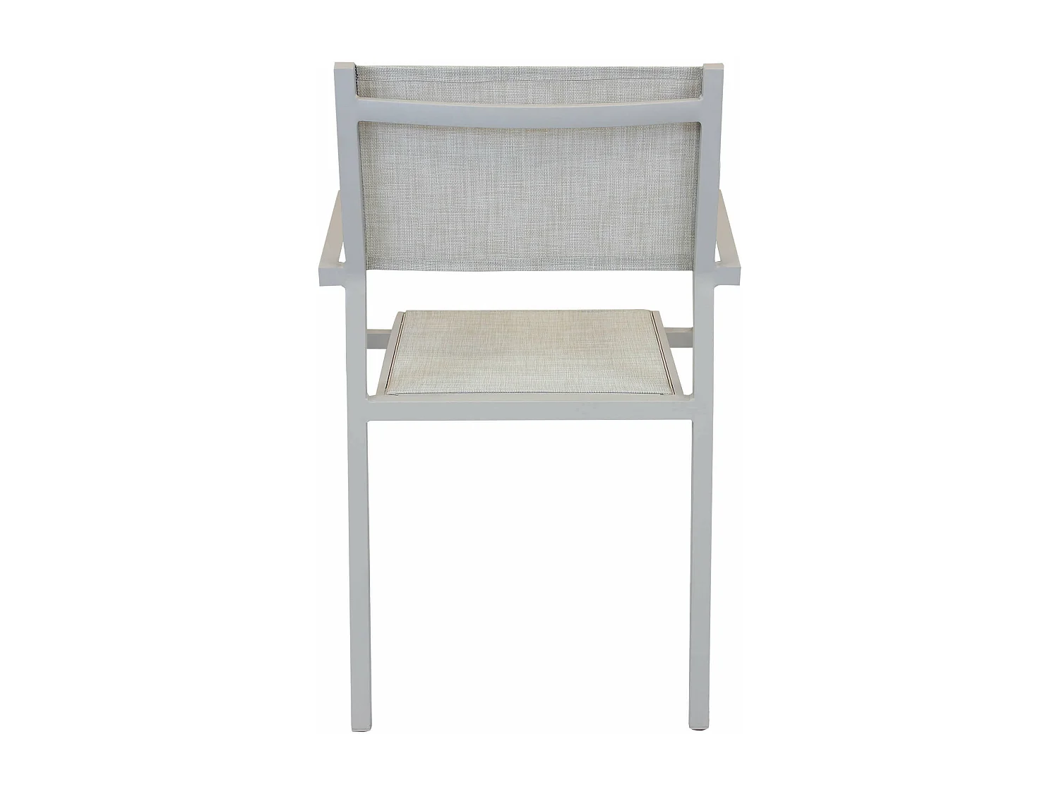 MilaniHome.it - Poltrona Impilabile In Alluminio E Textilene Tortora Da Esterno Per Bar Pub Ristorante Agriturismo Pasticceria Albergo Hoteldi coloreTortora