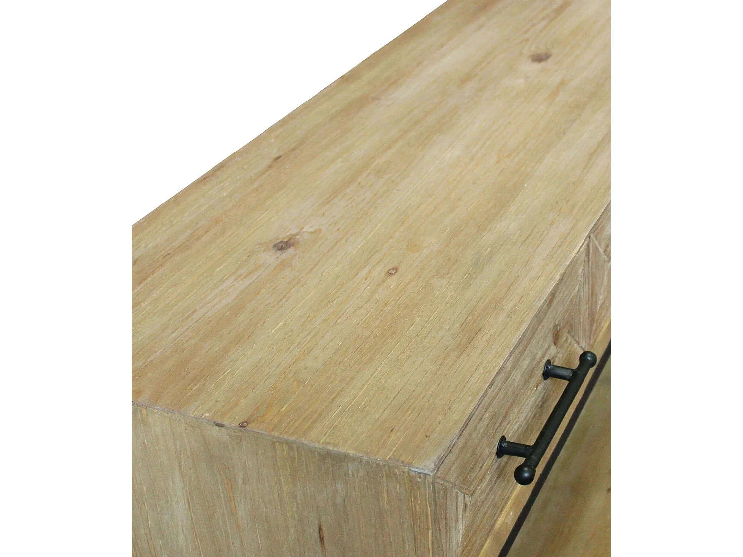 MilaniHome.it - consolle per ingresso in legno 106 x 76 di design moderno industrial cm 110,50 x 40 x 76 hdi coloreMarrone