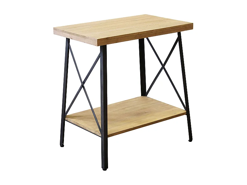 MilaniHome.it - consolle in legno 66 x 40 di design moderno industrial cm 63 x 40 x 68 hdi coloreMarrone