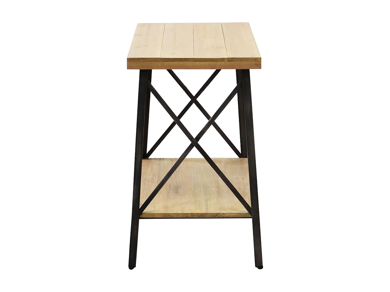 MilaniHome.it - consolle in legno 66 x 40 di design moderno industrial cm 63 x 40 x 68 hdi coloreMarrone