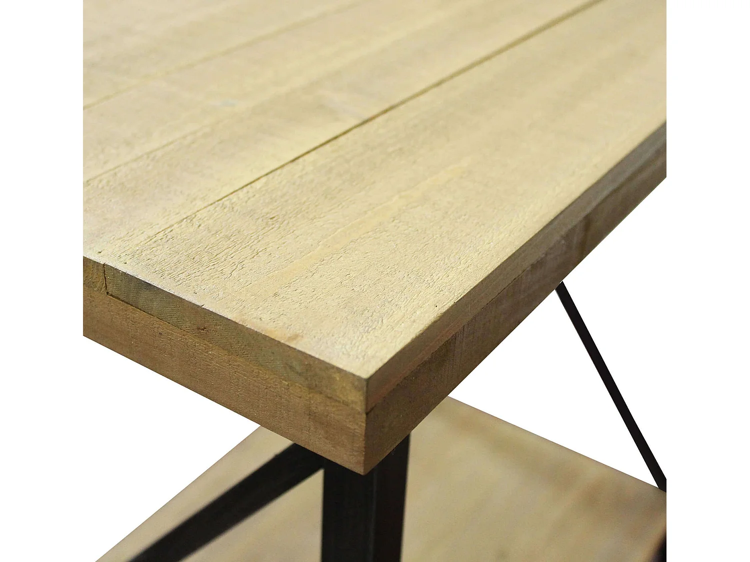 MilaniHome.it - consolle in legno 66 x 40 di design moderno industrial cm 63 x 40 x 68 hdi coloreMarrone