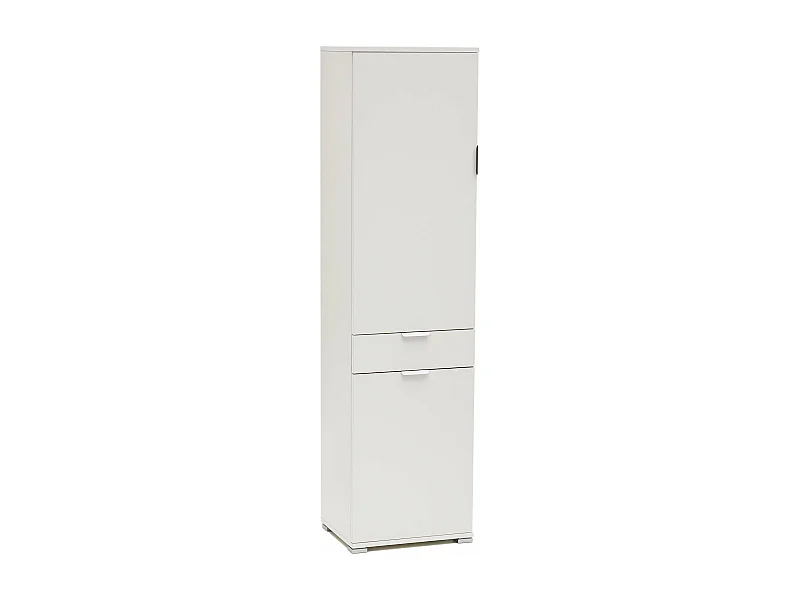 MilaniHome.it - armadio con 3 ante e un cassetto per soggiorno cucina bagno fatto in Italia cm 45x38x174 hdi coloreBianco