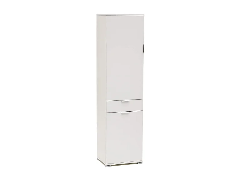 MilaniHome.it - armadio con 3 ante e un cassetto per soggiorno cucina bagno fatto in Italia cm 45x38x174 hdi coloreBianco