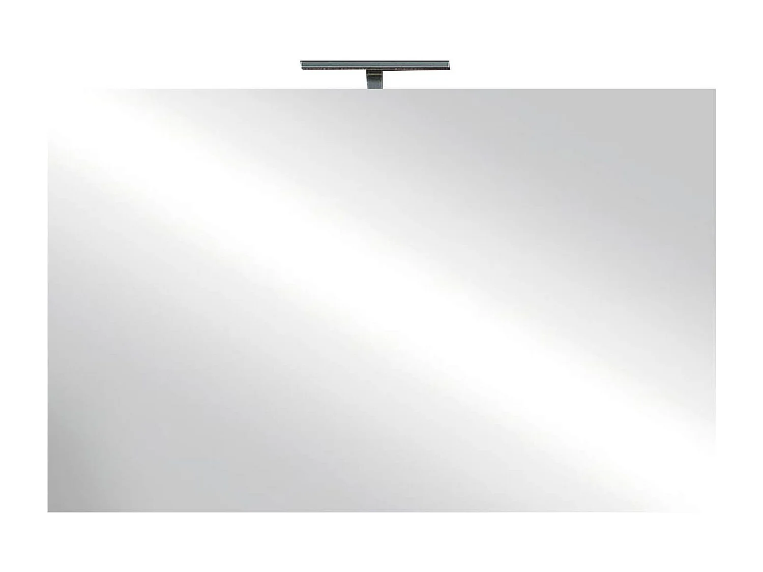 MilaniHome.it - specchio moderno con led di design moderno industrialdi coloreTrasparente