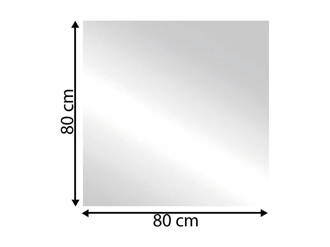 MilaniHome.it - specchio moderno retroilluminato di design moderno industrial cm 80 x 80 x 5 hdi coloreTrasparente