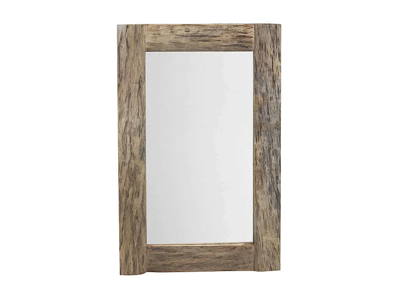 MilaniHome.it - specchio con cornice in legno per camera da letto salotto soggiorno cucina di design industrial cm 71,5x4x110 hdi coloreMarrone