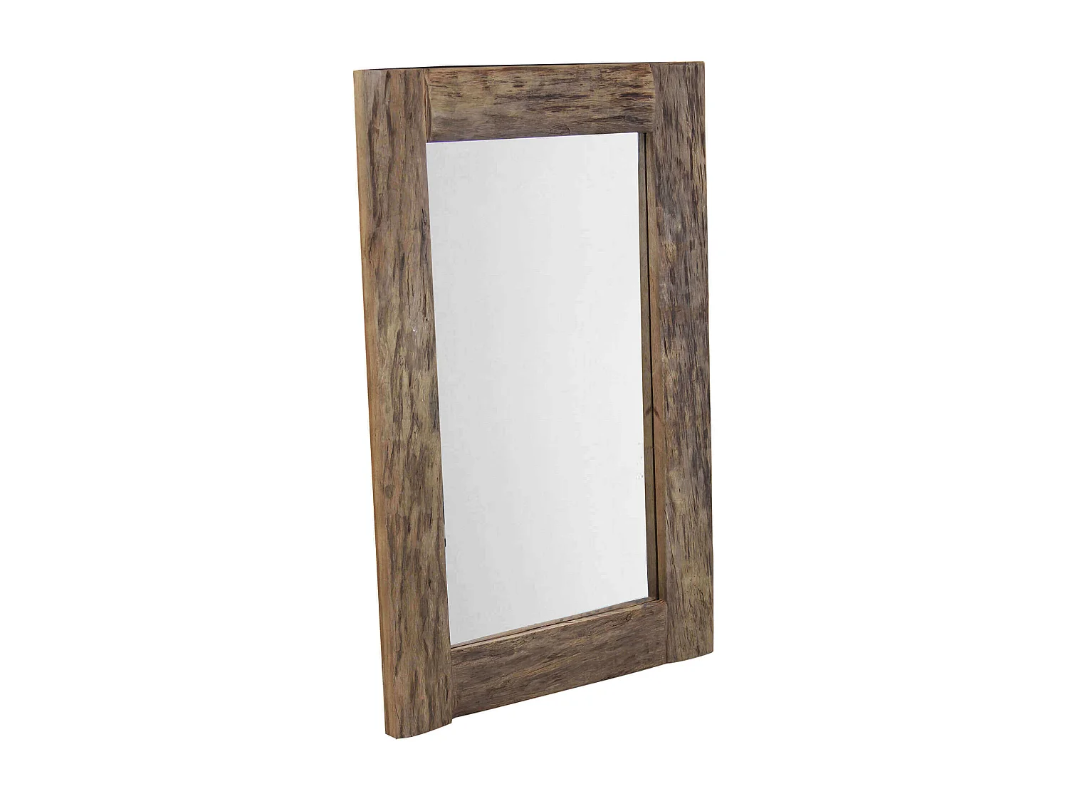 MilaniHome.it - specchio con cornice in legno per camera da letto salotto soggiorno cucina di design industrial cm 71,5x4x110 hdi coloreMarrone