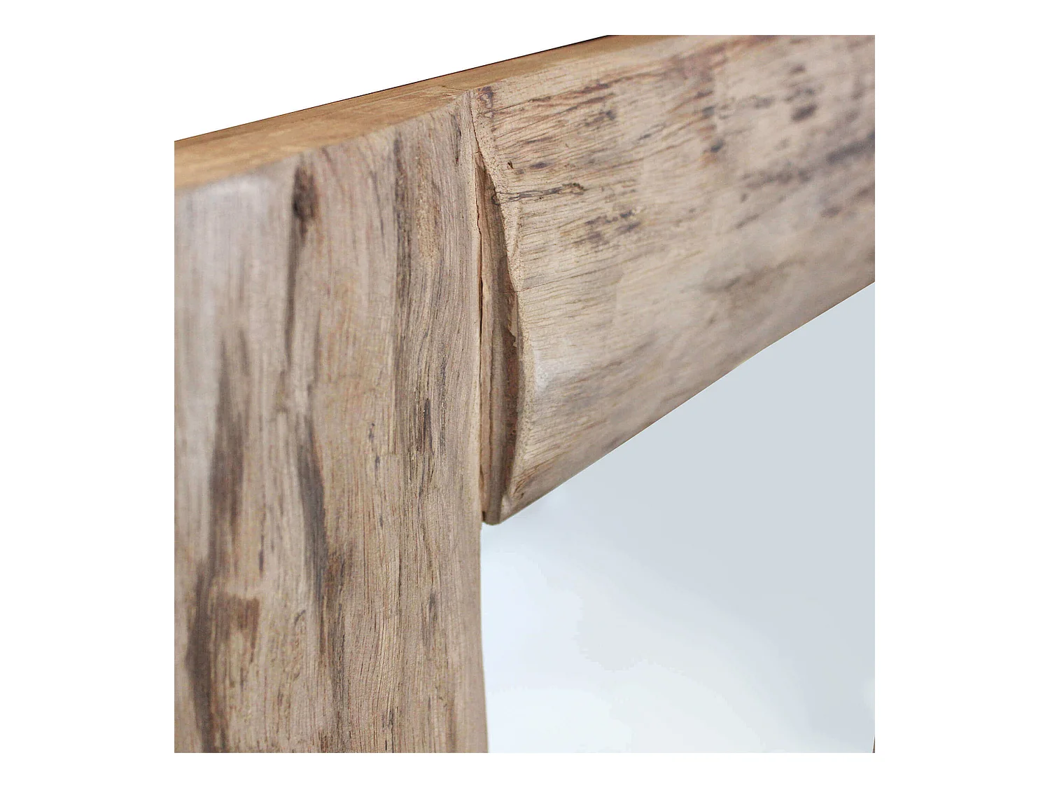 MilaniHome.it - specchio con cornice in legno per camera da letto salotto soggiorno cucina di design industrial cm 71,5x4x110 hdi coloreMarrone