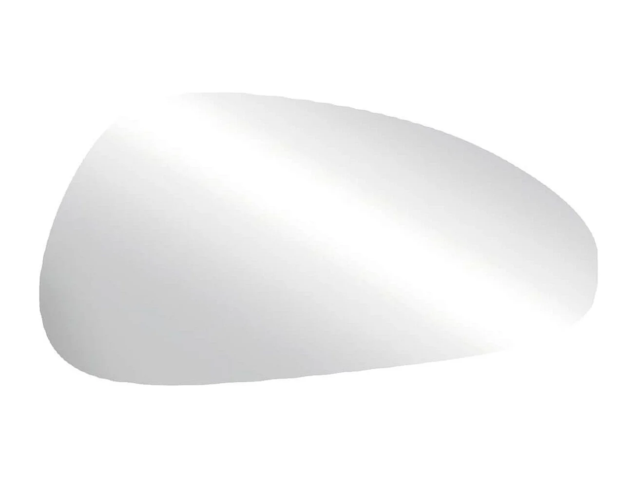 MilaniHome.it - specchio moderno retroilluminato di design moderno industrial cm 92 x 60 x 5 hdi coloreTrasparente