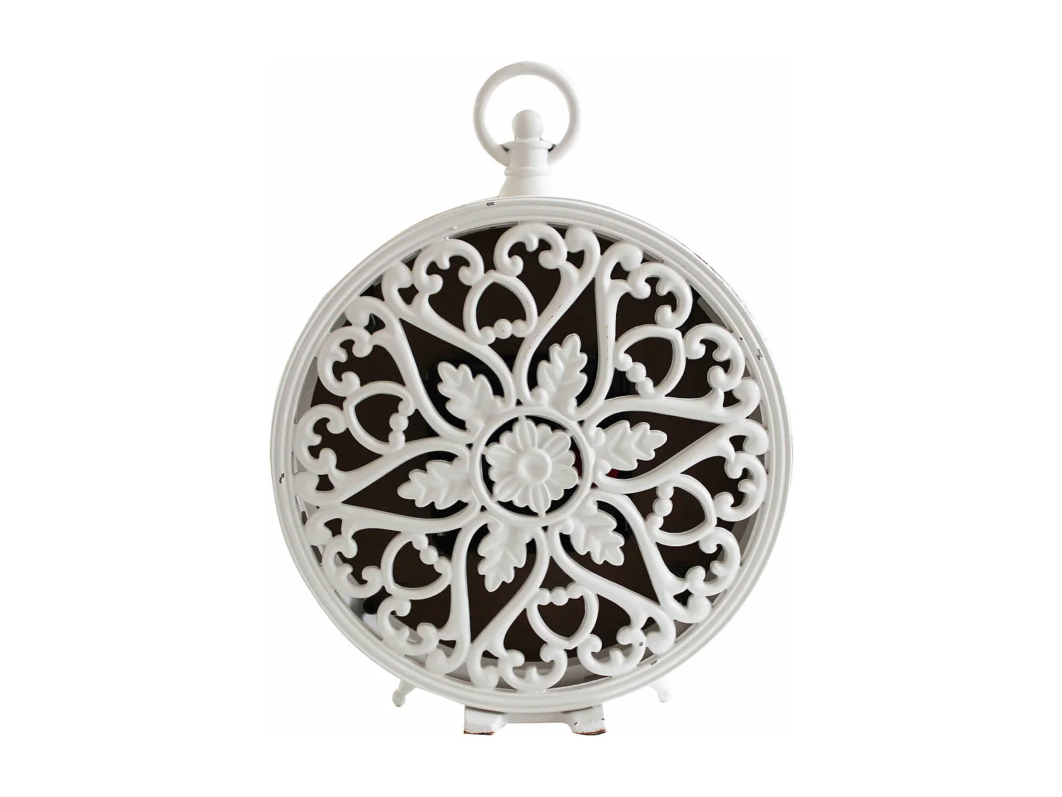 MilaniHome.it - Orologio Classico Da Appoggio Soprammobile Analogico Stile Vintage Classicodi coloreBianco