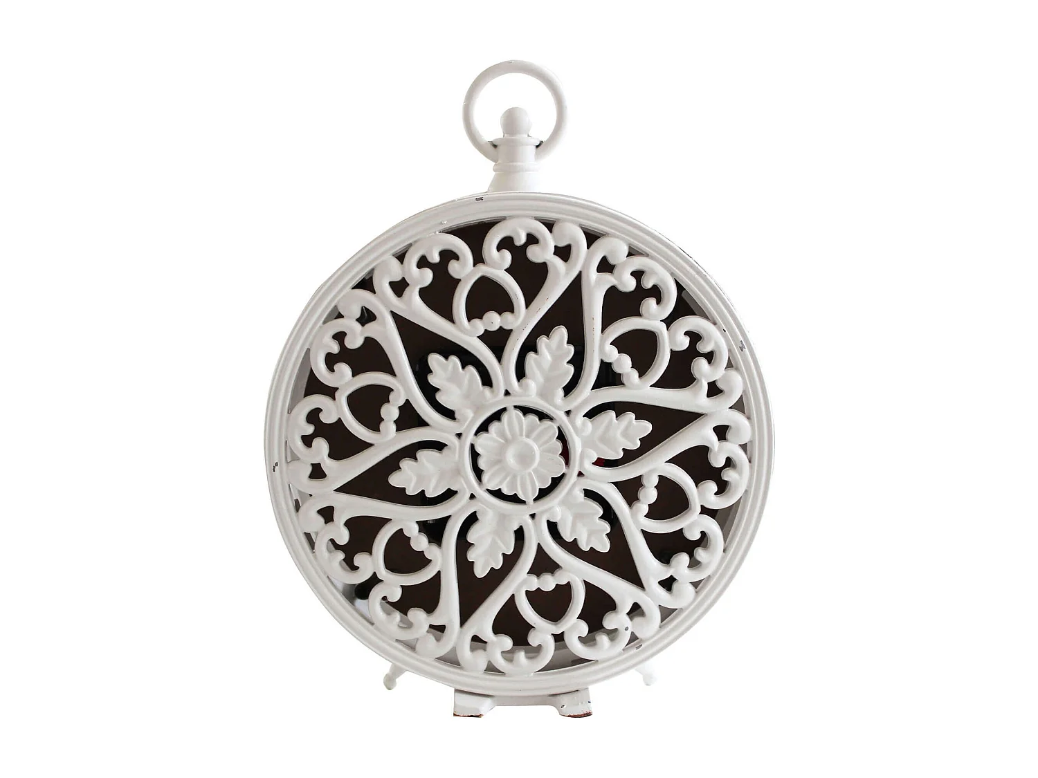 MilaniHome.it - Orologio Classico Da Appoggio Soprammobile Analogico Stile Vintage Classicodi coloreBianco