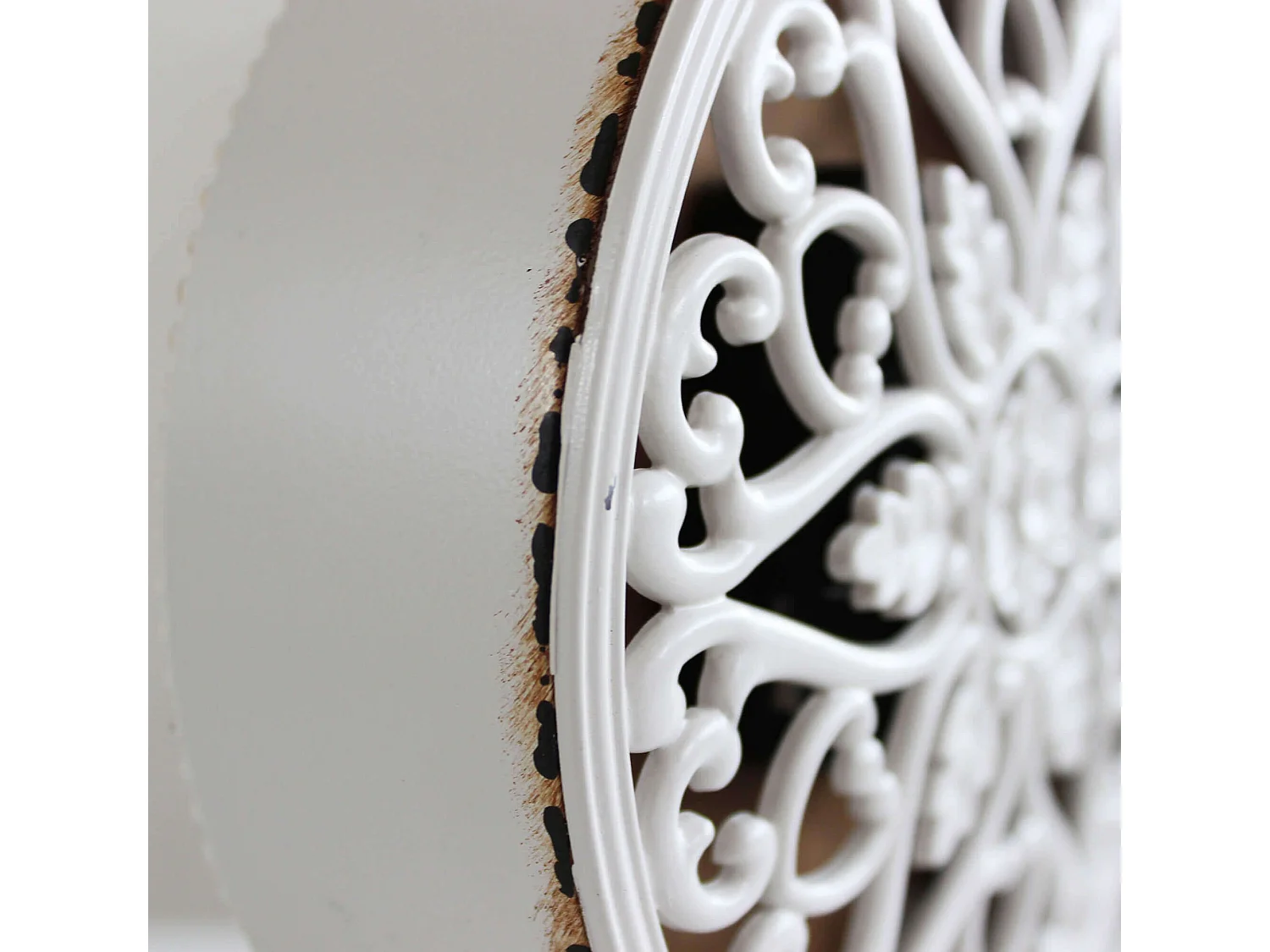 MilaniHome.it - Orologio Classico Da Appoggio Soprammobile Analogico Stile Vintage Classicodi coloreBianco