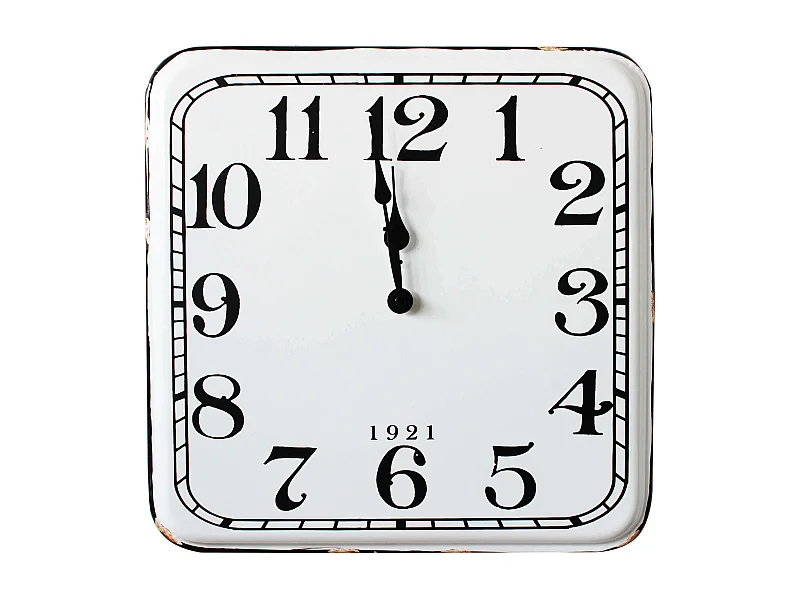 MilaniHome.it - Orologio Da Parete Analogico Moderno Vintage Stile Classicodi coloreBianco