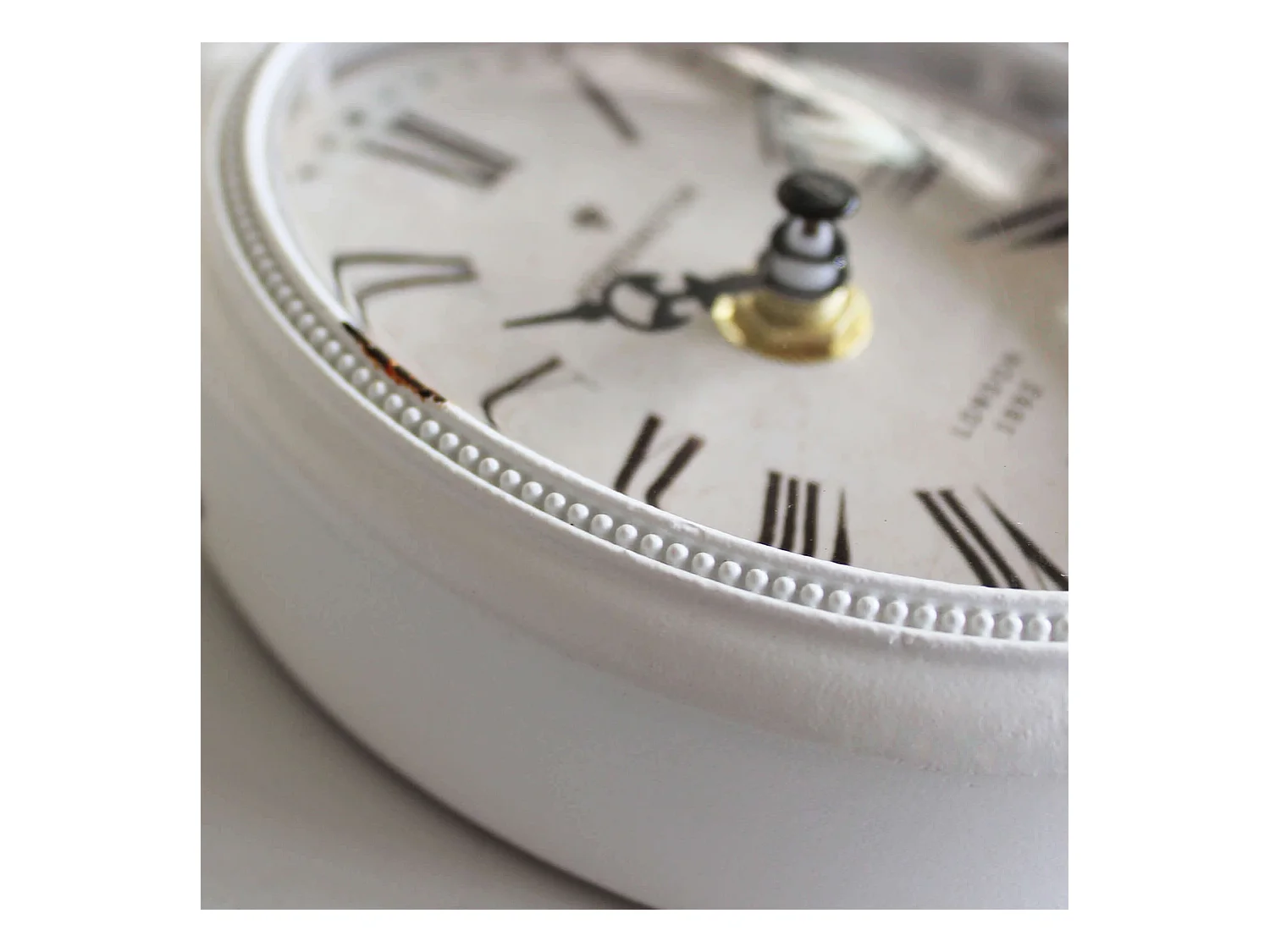 MilaniHome.it - Orologio Da Parete Analogico Moderno Vintage Stile Classicodi coloreBianco