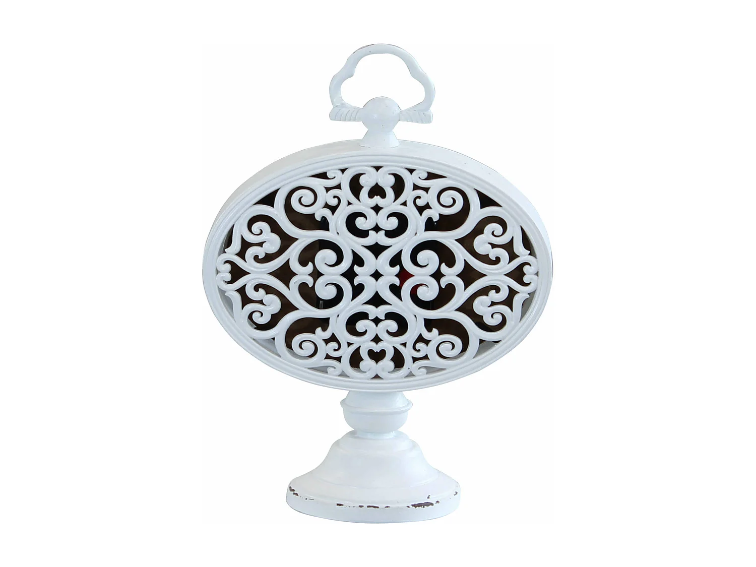 MilaniHome.it - Orologio Classico Da Appoggio Soprammobile Analogico Stile Vintage Classicodi coloreBianco