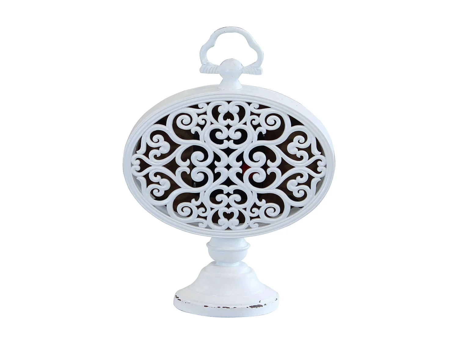 MilaniHome.it - Orologio Classico Da Appoggio Soprammobile Analogico Stile Vintage Classicodi coloreBianco