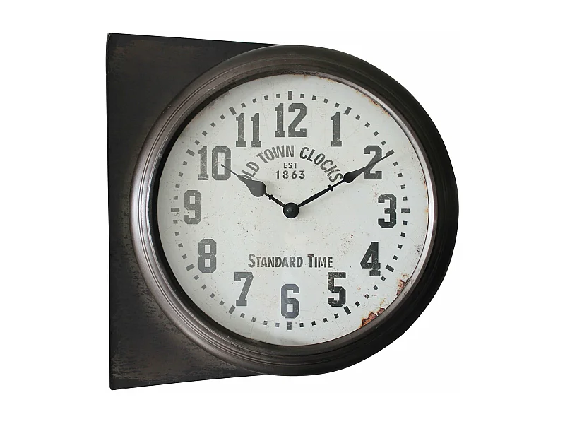 MilaniHome.it - Orologio Analogico Da Parete Stile Vintage Classico In Metallodi coloreAntracite