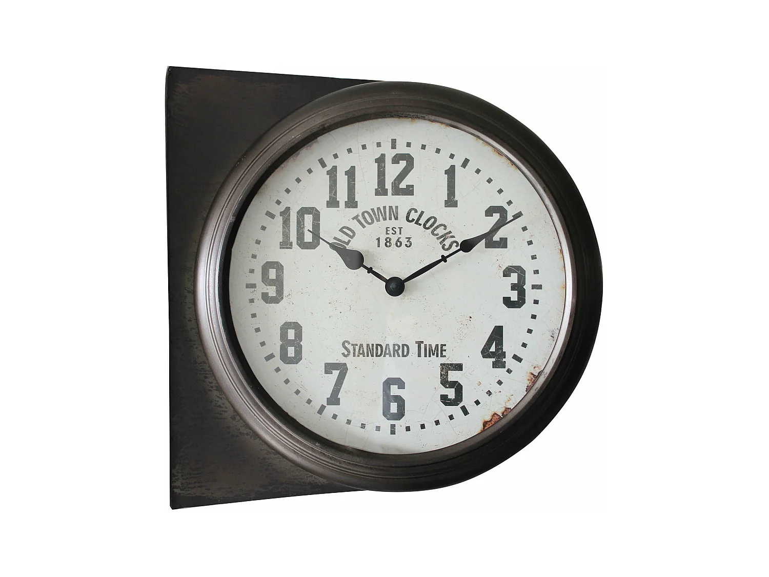 MilaniHome.it - Orologio Analogico Da Parete Stile Vintage Classico In Metallodi coloreAntracite