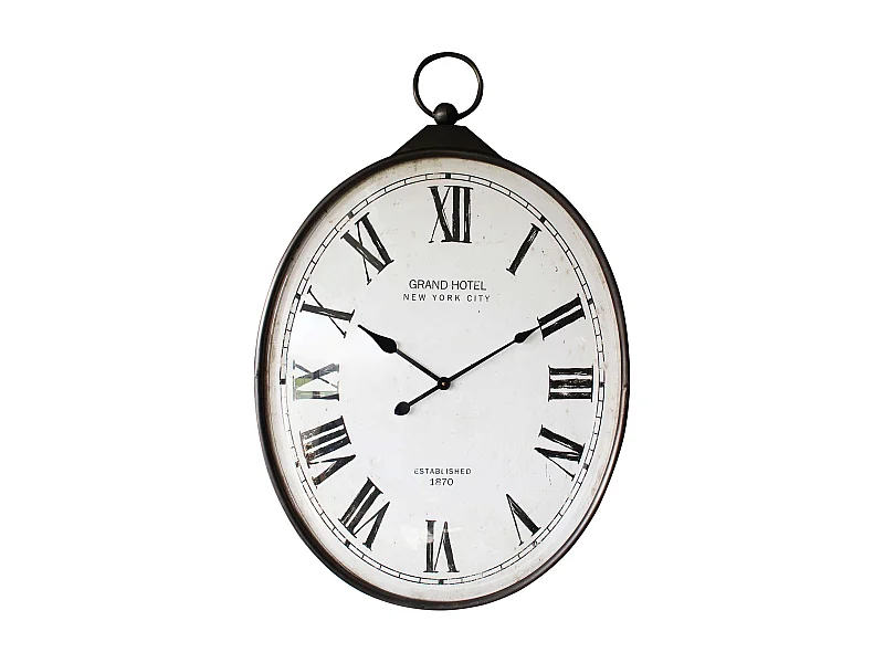 MilaniHome.it - Orologio Da Parete Analogico Moderno Vintage Di Design Grandi Dimensioni Xxldi coloreBianco