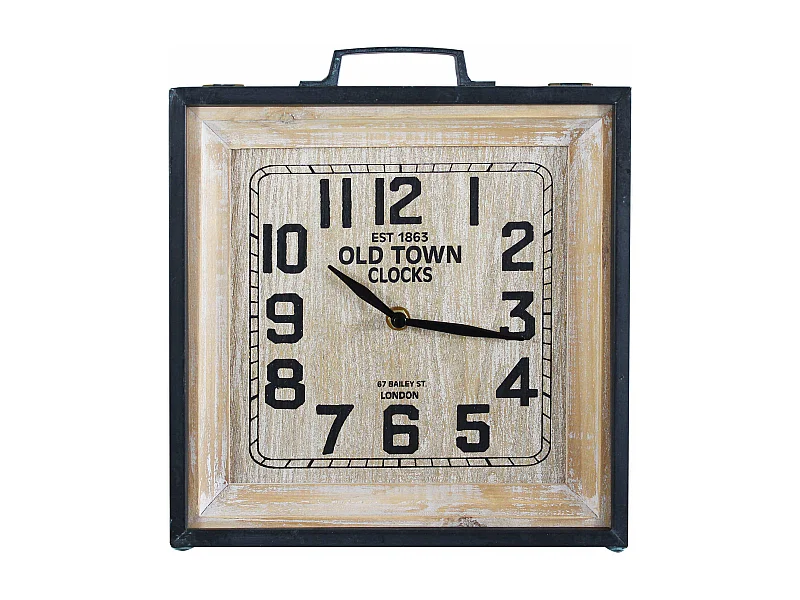 MilaniHome.it - Orologio Da Parete Analogico Moderno Vintage Stile Classicodi coloreBeige