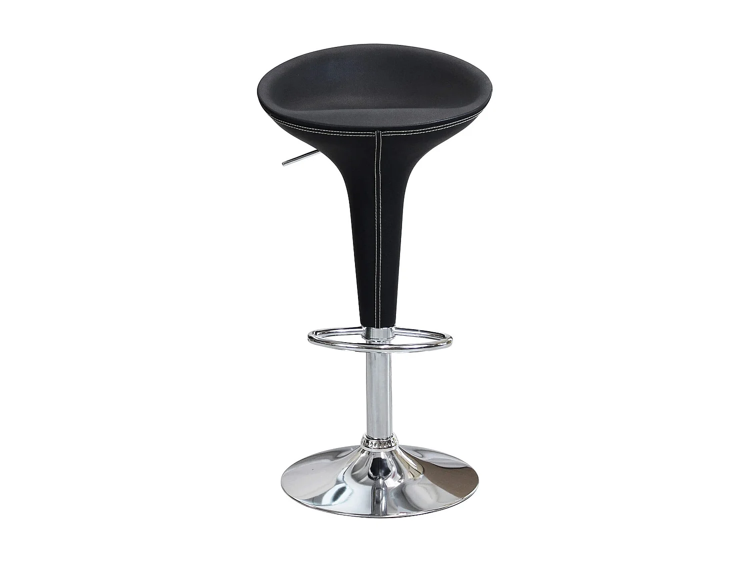 MilaniHome.it - sgabello moderno da bar e sala da pranzo di design moderno industrial di coloreNero