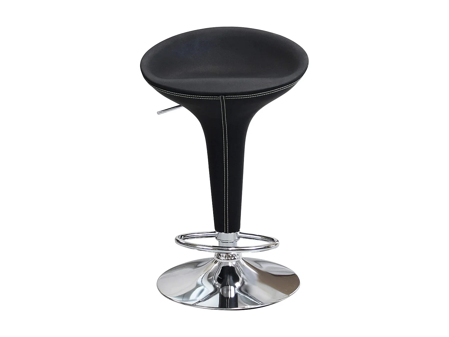 MilaniHome.it - sgabello moderno da bar e sala da pranzo di design moderno industrial di coloreNero