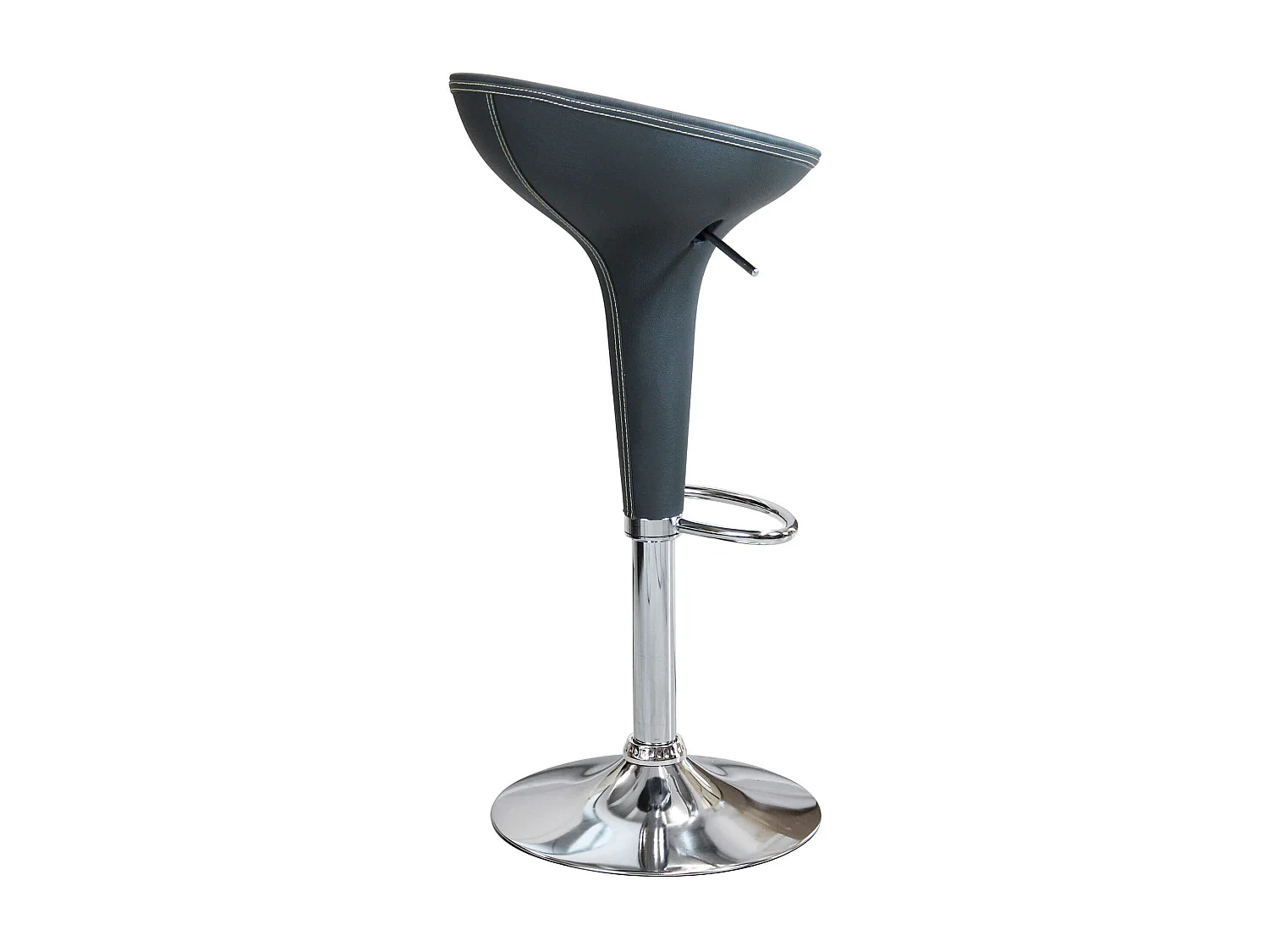 MilaniHome.it - sgabello moderno da bar e sala da pranzo di design moderno industrial di coloreGrigio