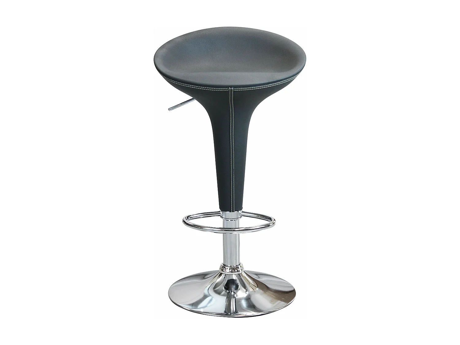 MilaniHome.it - sgabello moderno da bar e sala da pranzo di design moderno industrial di coloreGrigio