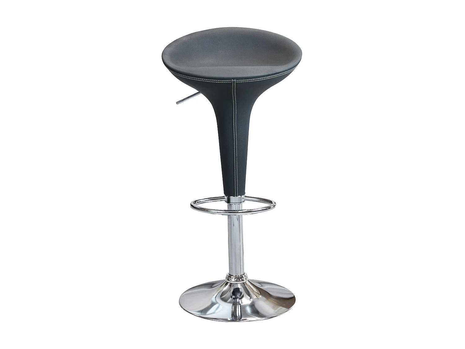 MilaniHome.it - sgabello moderno da bar e sala da pranzo di design moderno industrial di coloreGrigio