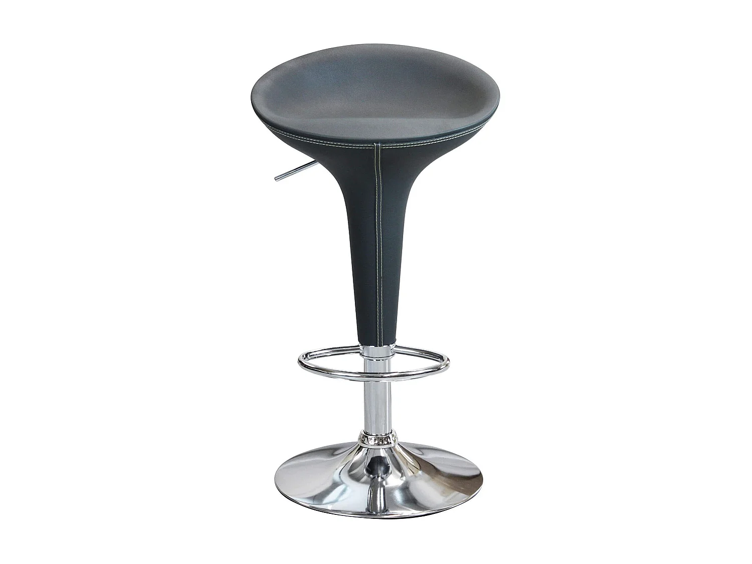 MilaniHome.it - sgabello moderno da bar e sala da pranzo di design moderno industrial di coloreGrigio