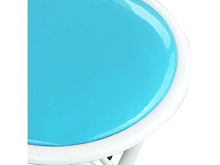 MilaniHome.it - Sgabello Slim Azzurro Per Interno Sala Da Pranzo Salotto Cucina Ufficiodi coloreBlu