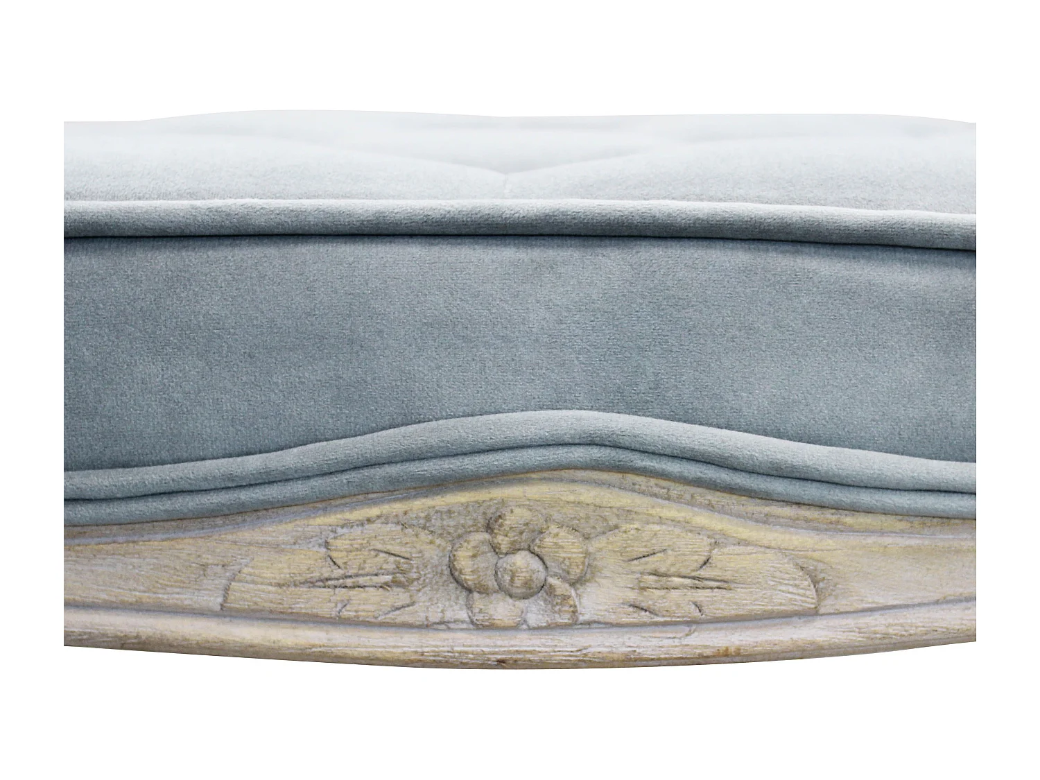 MilaniHome.it - sgabello vintage in velluto di design moderno vintage cm 50x36x47 hdi coloreGrigio