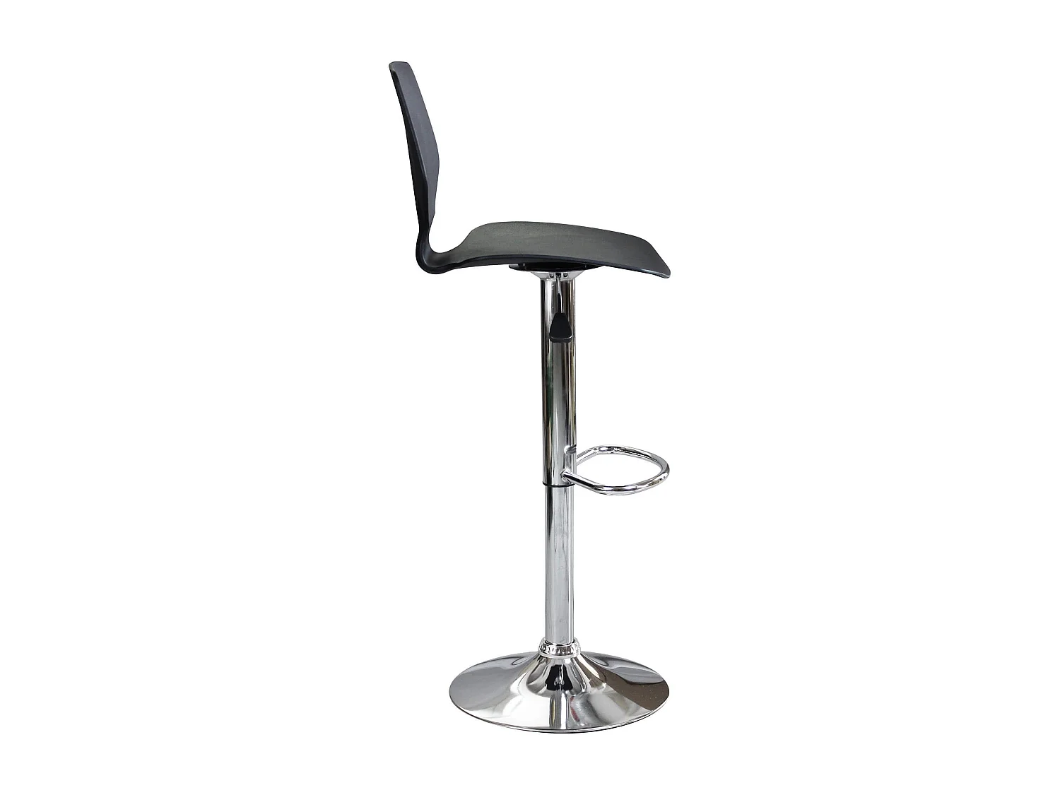 MilaniHome.it - sgabello moderno da bar e sala da pranzo di design moderno industrial di coloreNero