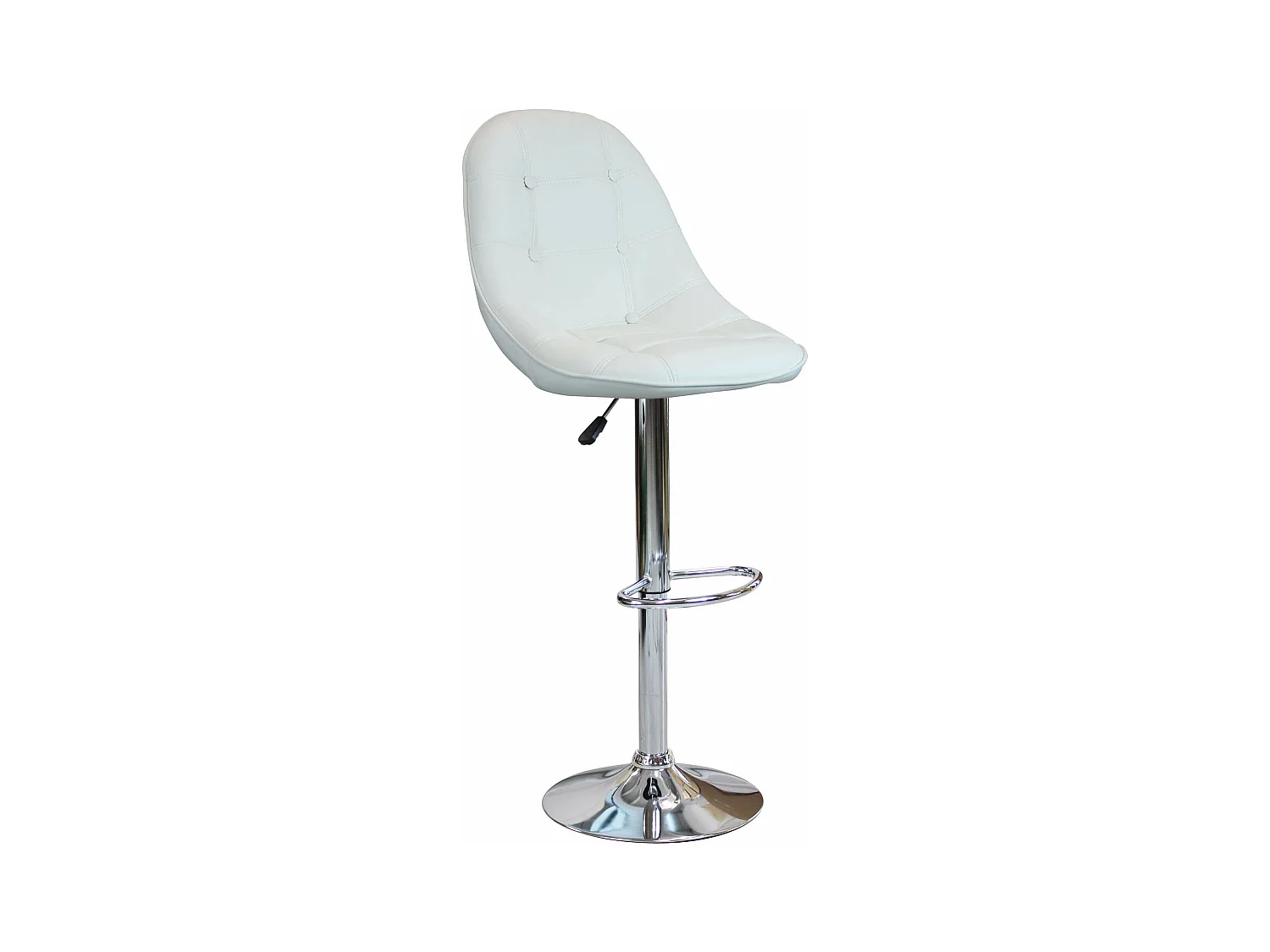 MilaniHome.it - sgabello moderno da bar e sala da pranzo di design moderno industrial di coloreBianco