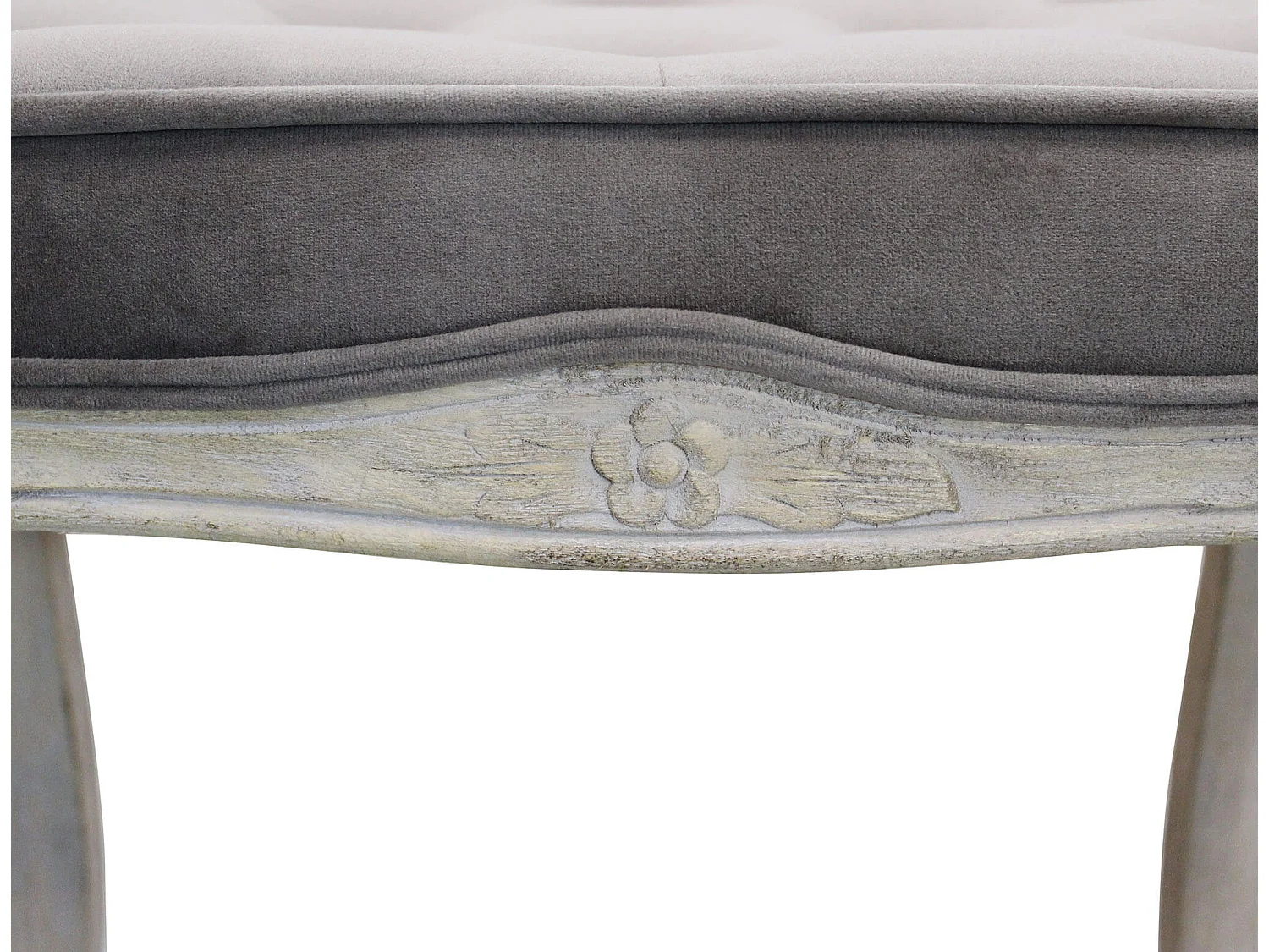 MilaniHome.it - sgabello vintage in velluto di design moderno vintage cm 50x36x47 hdi coloreTaupe