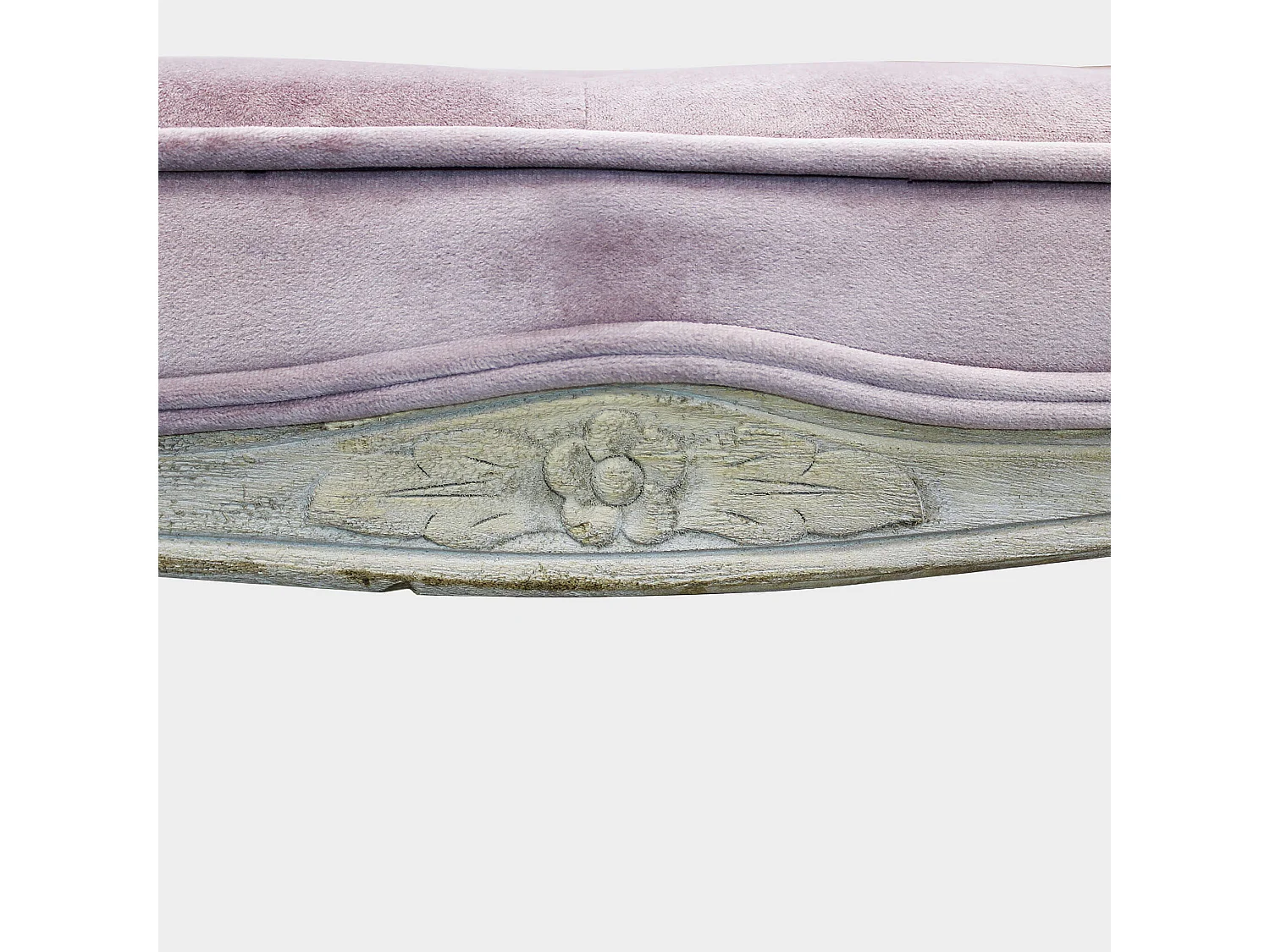 MilaniHome.it - sgabello vintage in velluto di design moderno vintage cm 50x36x47 hdi coloreRosa