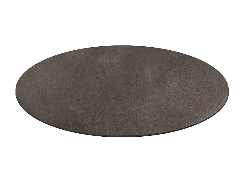 MilaniHome.it - Piano Per Tavolo Moderno A Colonna Da Assemblare Ideale Per Bar E Ristoranti, Cm Diametro: 80x10 Hdi coloreAntracite