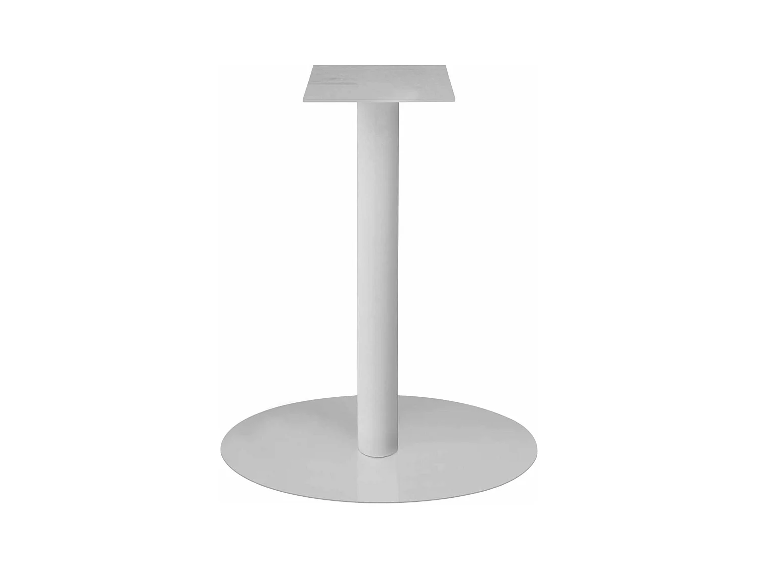 MilaniHome.it - Base Per Tavolo A Colonna Componibile Per Bar E Ristoranti, Cm Diametro: 50x105 Hdi coloreBianco