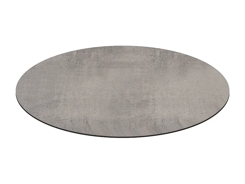 MilaniHome.it - Piano Per Tavolo Moderno A Colonna Da Assemblare Ideale Per Bar E Ristoranti, Cm Diametro: 80x10 Hdi coloreCemento