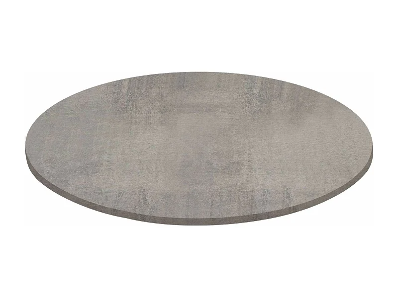 MilaniHome.it - Piano Per Tavolo Moderno A Colonna Da Assemblare Ideale Per Bar E Ristoranti, Cm Diametro: 80x18 Hdi coloreCemento