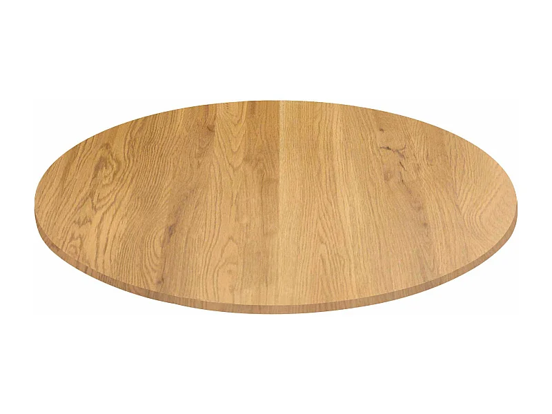 MilaniHome.it - Piano Per Tavolo Moderno A Colonna Da Assemblare Ideale Per Bar E Ristoranti, Cm Diametro: 80x18 Hdi coloreMarrone