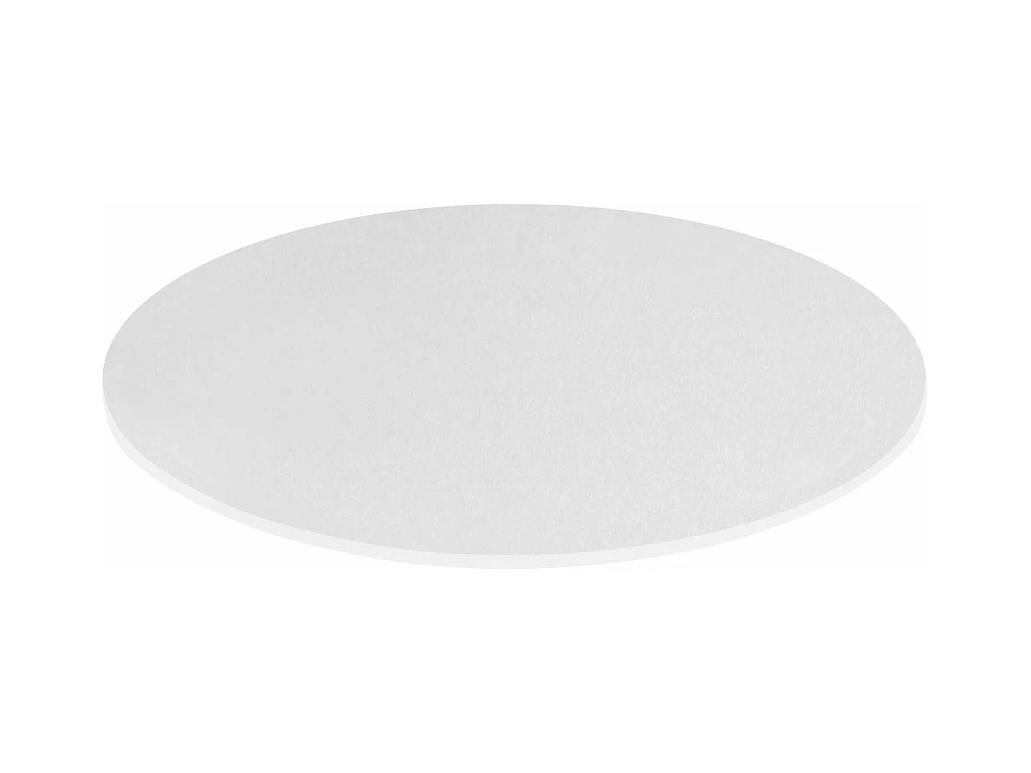 MilaniHome.it - Piano Per Tavolo Moderno A Colonna Da Assemblare Ideale Per Bar E Ristoranti, Cm Diametro: 80x18 Hdi coloreBianco