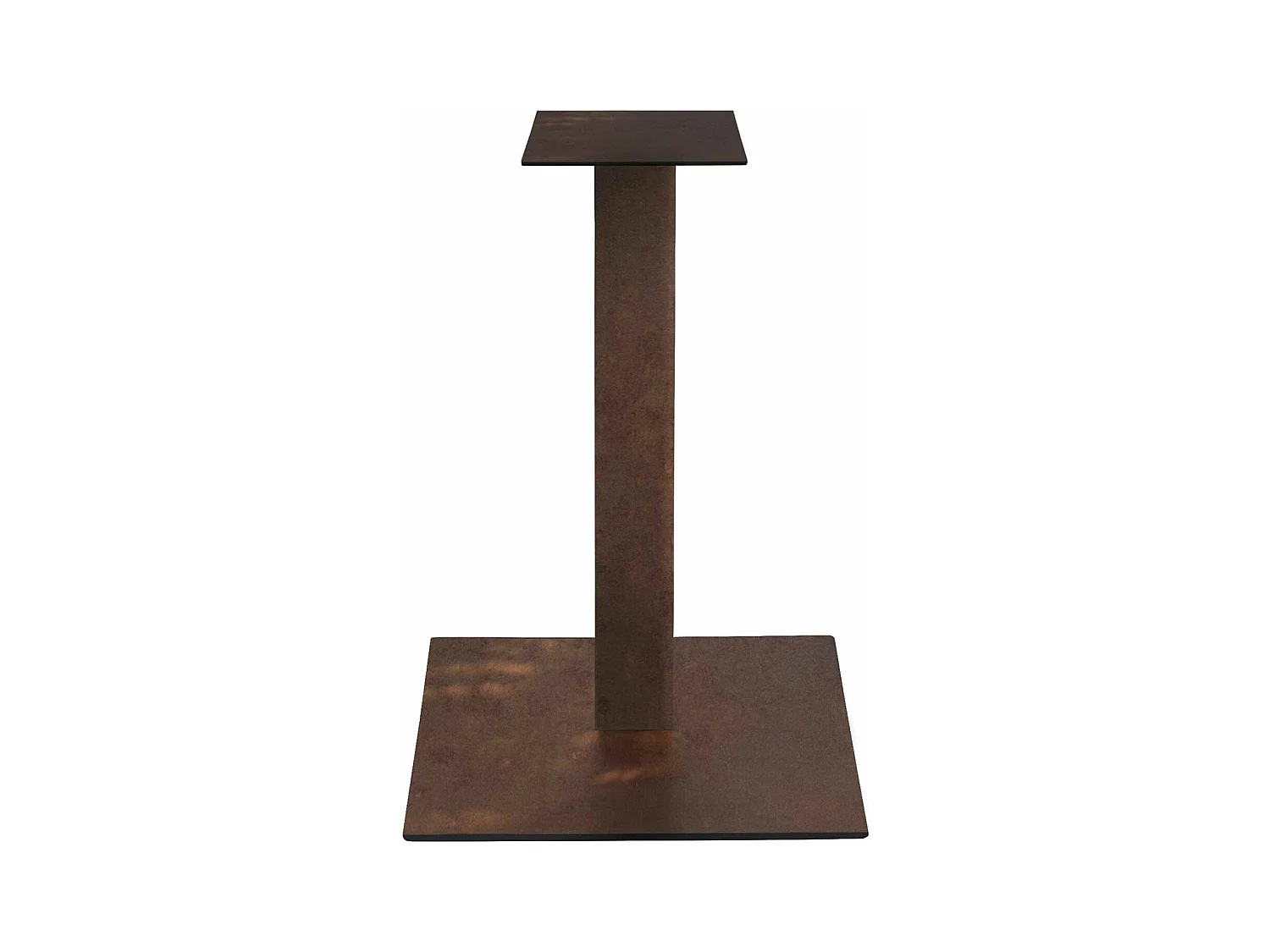 MilaniHome.it - Base Per Tavolo A Colonna Componibile Per Bar E Ristoranti, Cm 50x50x72 Hdi coloreBronzo