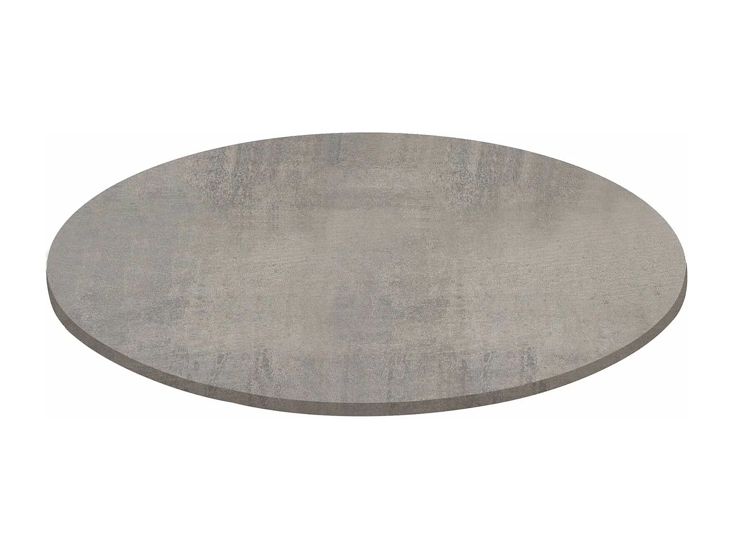 MilaniHome.it - Piano Per Tavolo Moderno A Colonna Da Assemblare Ideale Per Bar E Ristoranti, Cm Diametro: 60x18 Hdi coloreCemento