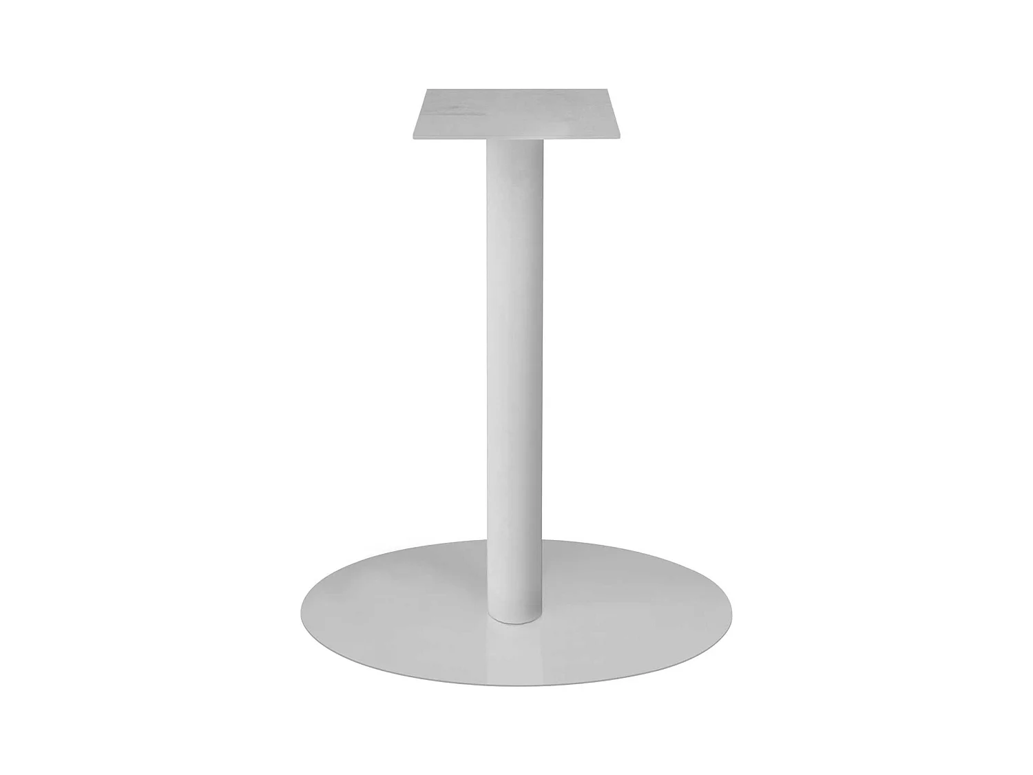 MilaniHome.it - Base Per Tavolo A Colonna Componibile Per Bar E Ristoranti, Cm Diametro: 50x75 Hdi coloreBianco