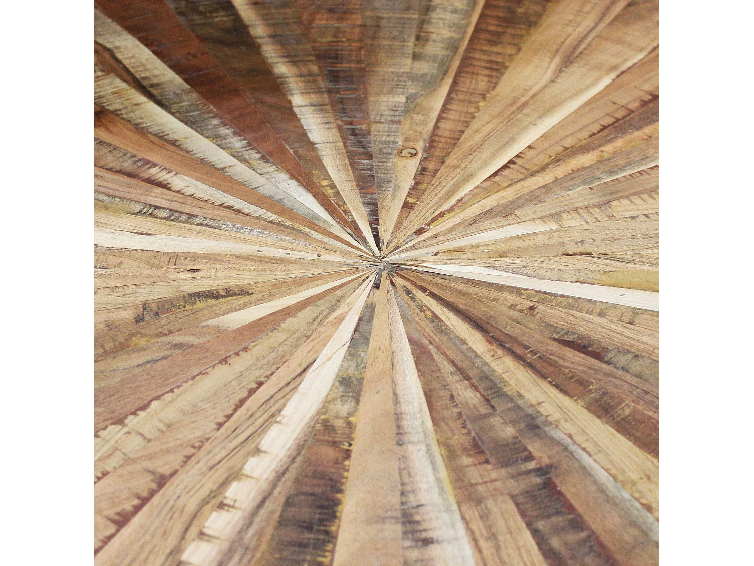 MilaniHome.it - tavolo con piano in legno massiccio di design moderno industrial cm 200 x 100 x 77 hdi coloreMarrone